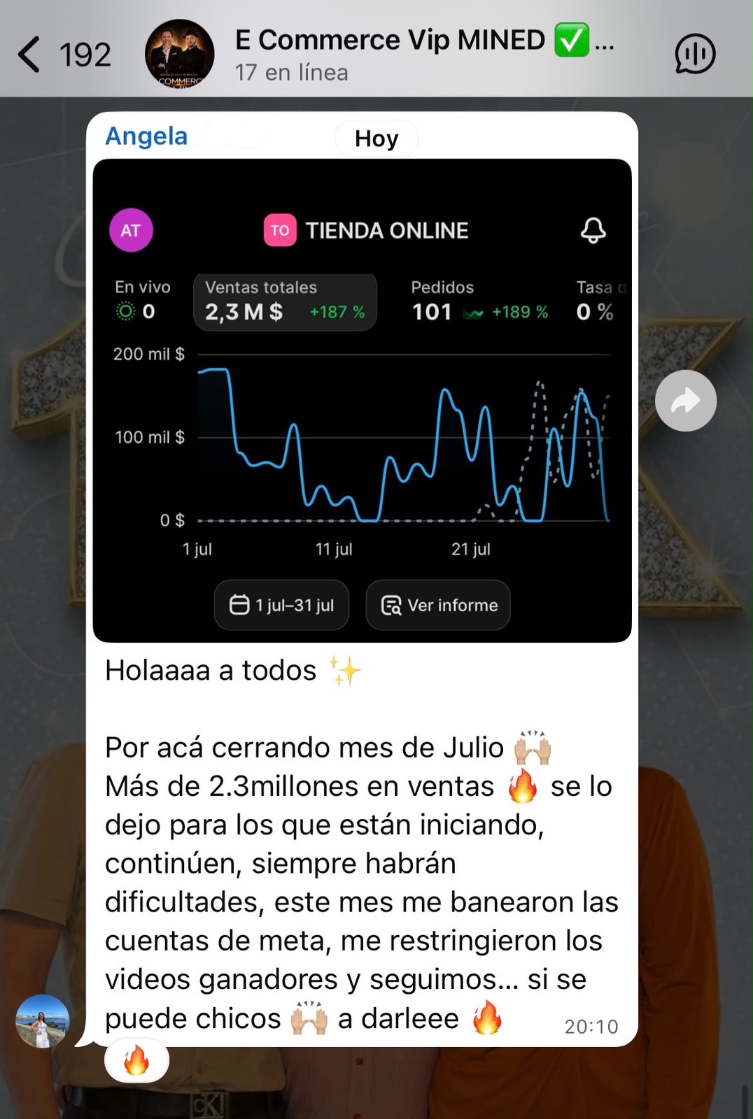 Testimonio de Angela - 2.3M en ventas
